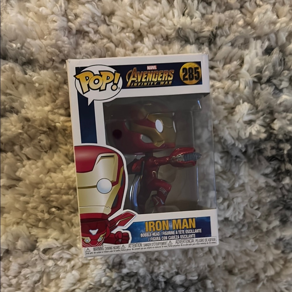 Funko Pop! Iron Man Action Figure - Red and Gold